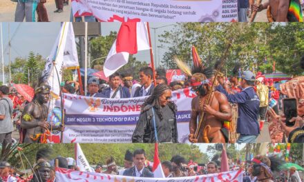 Karnaval HUT RI ke-81 SMKN 3 Teknologi dan Rekayasa Merauke