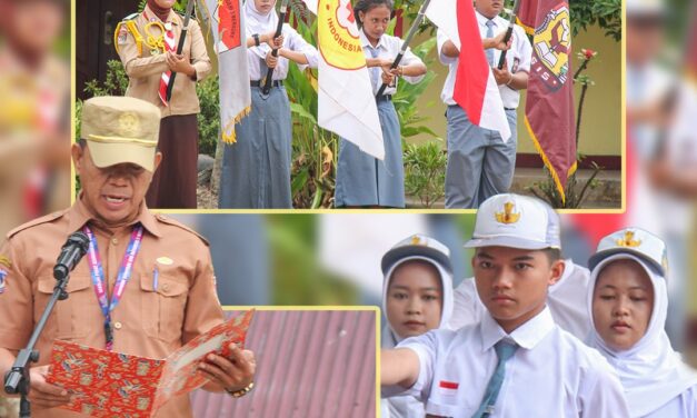 Pelantikan Pengurus OSIS, PMR, dan Ambalan SMK Negeri 3 Merauke